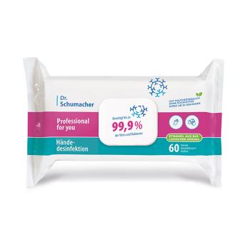 Professional for you Händedesinfektion Wipes, 60 Stk.